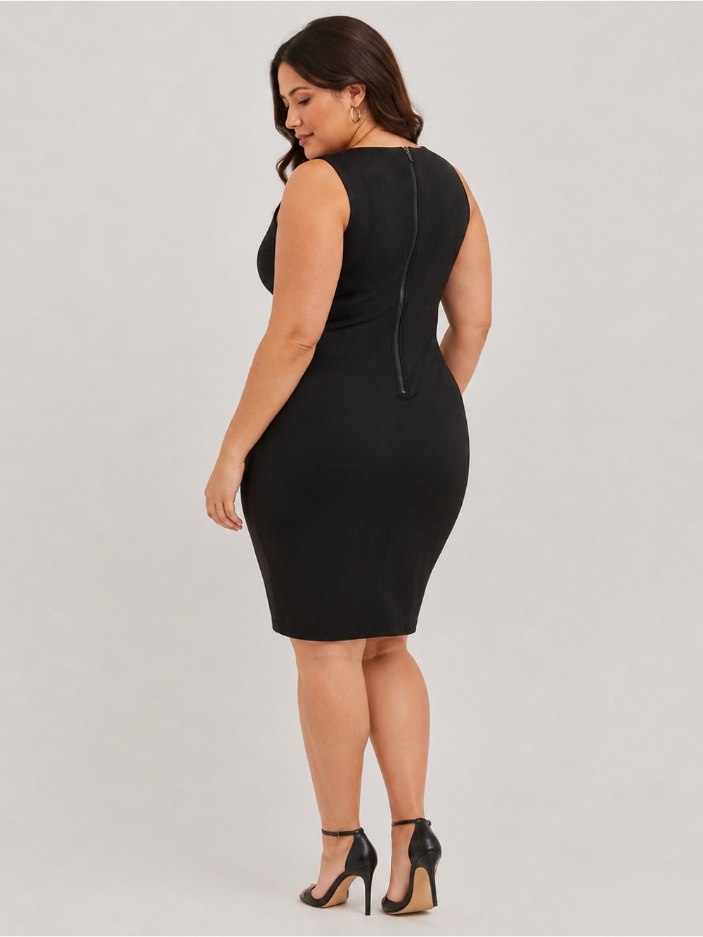 torrid | Dresses | Torrid Black Scuba Knit Body Con Dress X